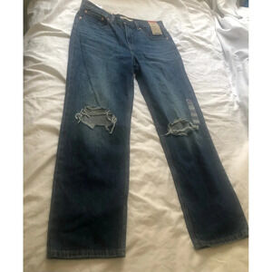 Levi’s Low Pro Mid Rise straight leg blue jeans size 30
